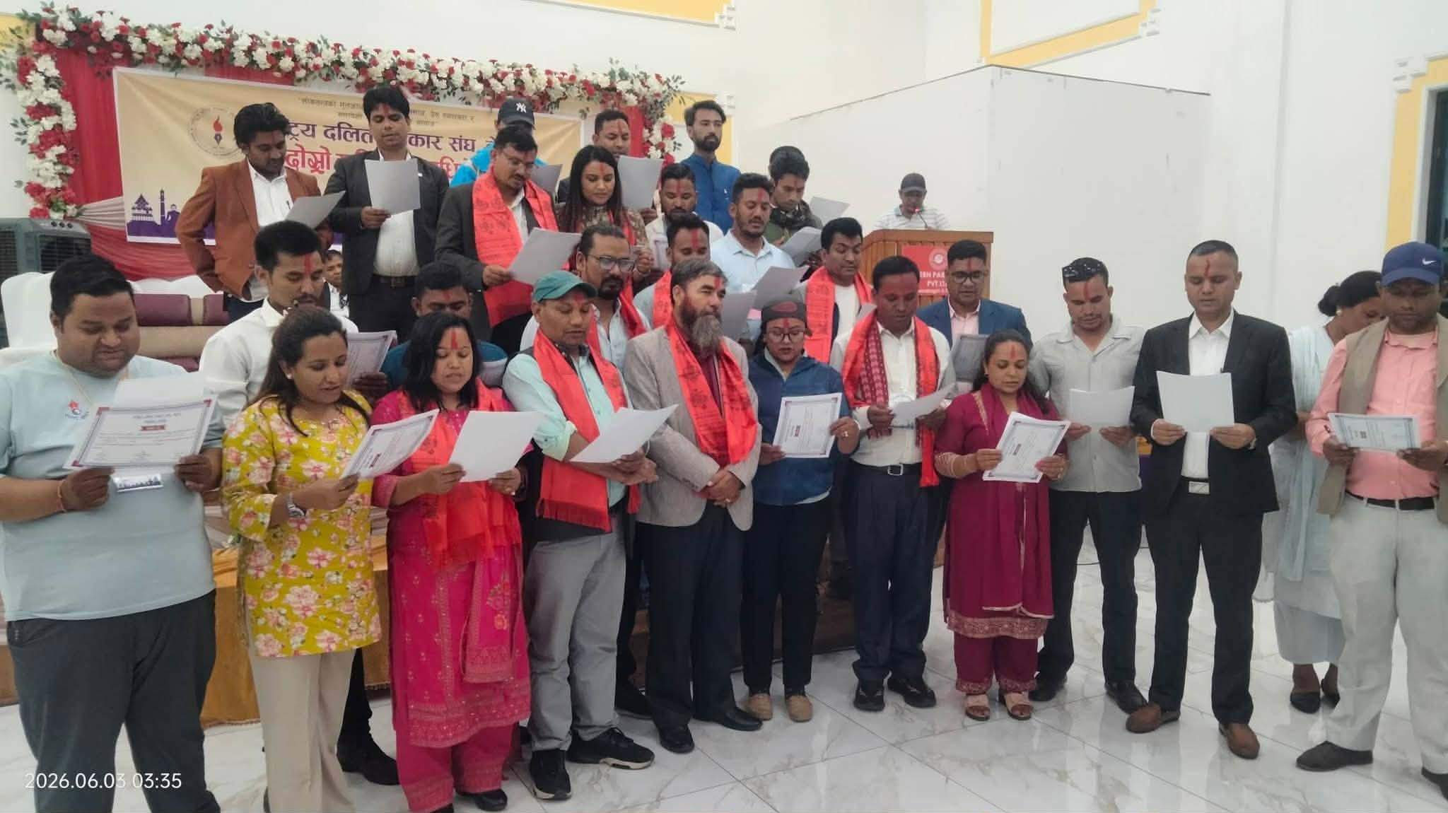 दलित पत्रकार संघको अध्यक्षमा बराइली